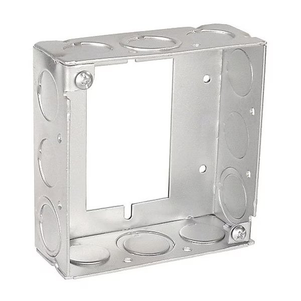 Extension Ring, 1 Gang(s), Galvanized Steel, Square Box Type, Southwire, Mfr#: 53151-SUB